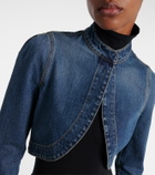 Alaïa Cropped denim jacket