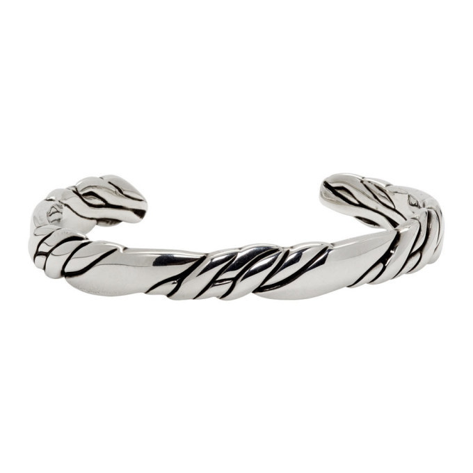 Photo: Saint Laurent Silver Compress Bracelet