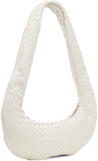 Bottega Veneta White Zip Tote