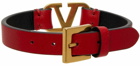 Valentino Garavani Red VLogo Bracelet