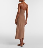 Karla Colletto Tess floral-appliqué beach cover-up