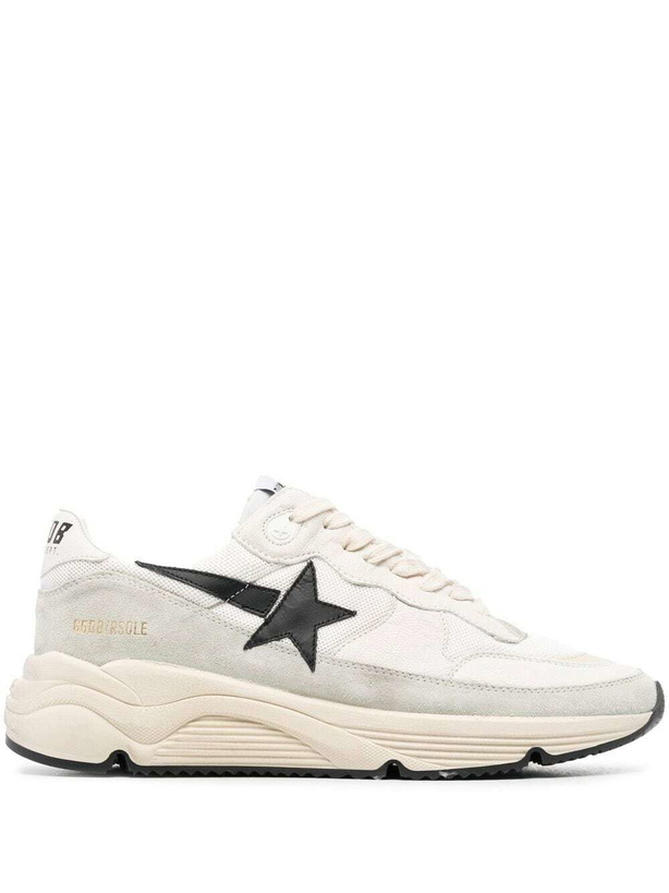 Photo: GOLDEN GOOSE - Running Sole Leather Sneakers