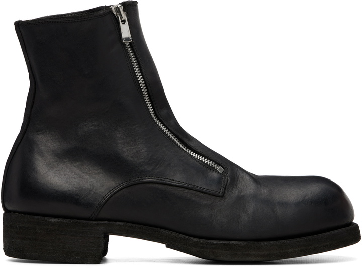 Photo: Guidi Black GR07FZ Zip Up Boots