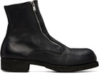 Guidi Black GR07FZ Zip Up Boots