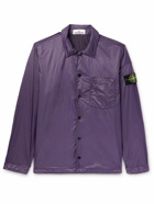 Stone Island - Logo-Appliquéd Padded Ripstop Overshirt - Purple