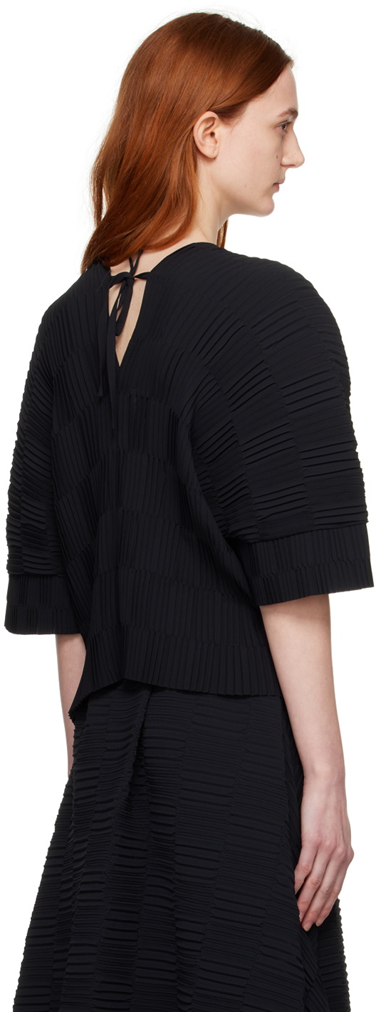 Henrik Vibskov Black V-Neck Blouse