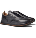 Officine Creative - Race Lux Leather Sneakers - Blue