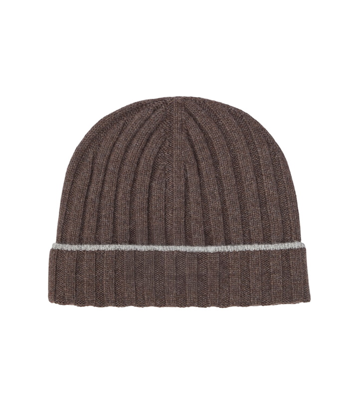 Photo: Brunello Cucinelli Ribbed-knit cashmere beanie