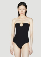 Bottega Veneta Knot Ring Stretch Nylon Swimsuit