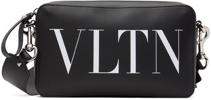 Photo: Valentino Garavani Black 'VLTN' Crossbody Bag