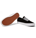 Vans - UA Authentic Circle V Embroidered Suede Sneakers - Men - Black