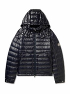 Moncler - Logo-Appliquéd Quilted Shell Down Hooded Jacket - Black