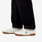 Fred Perry Men's B722 Leather Sneakers in Snow White/Field Grey