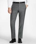 Brooks Brothers Men's Regent Fit Plaid 1818 Suit | Light Grey