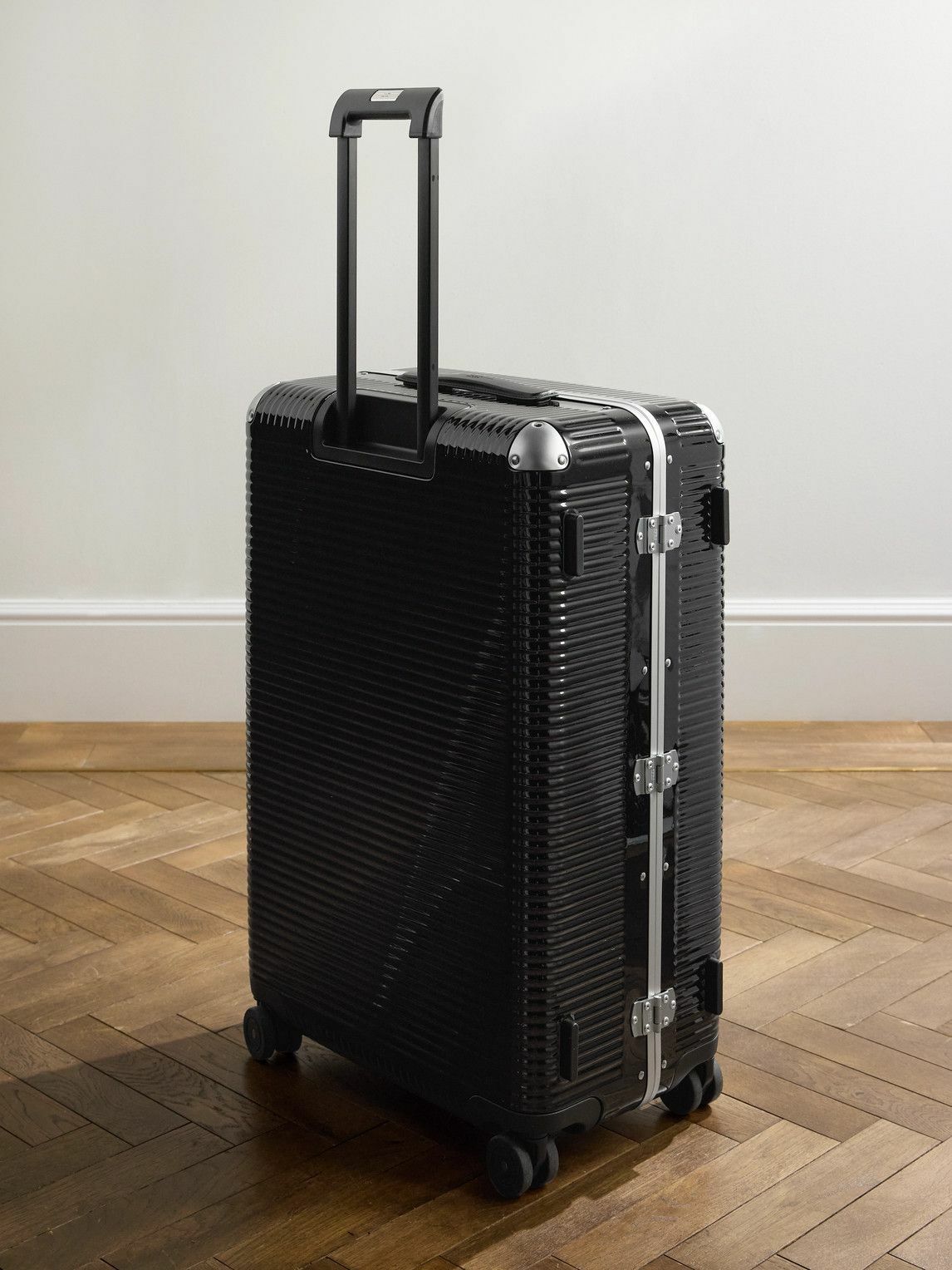 FPM Milano - Bank Light 76cm Leather-Trimmed Makrolon® Polycarbonate Spinner Suitcase