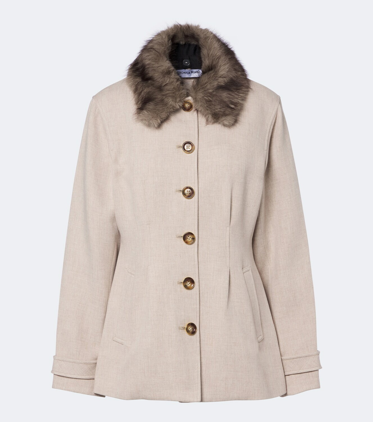 Veronica Beard Severine pleated jacket
