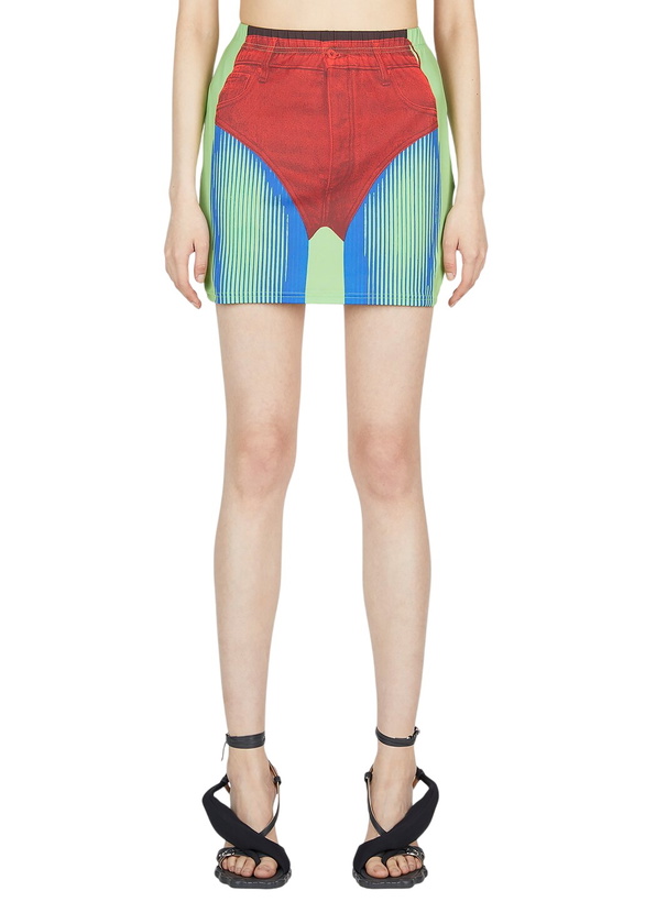 Photo: Y/Project x Jean Paul Gaultier Trompe L'Oeil Janty Skirt