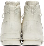 Acne Studios White Logo Ankle Boots