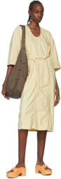 LEMAIRE Beige Cotton Midi Dress