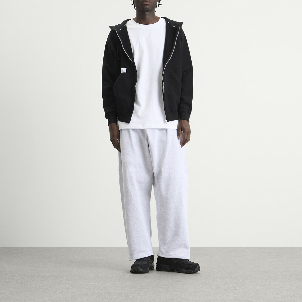 WTAPS Men's Throwdy Zip Hoody in Black WTAPS