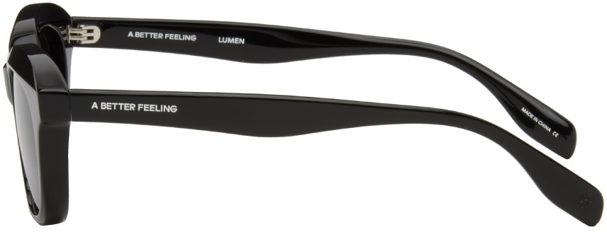 A BETTER FEELING Black Lumen Sunglasses