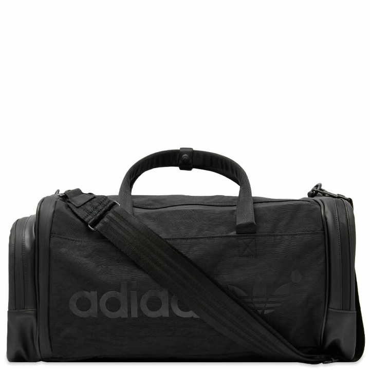 Photo: Adidas Blue Version Lux Duffel Bag in Black