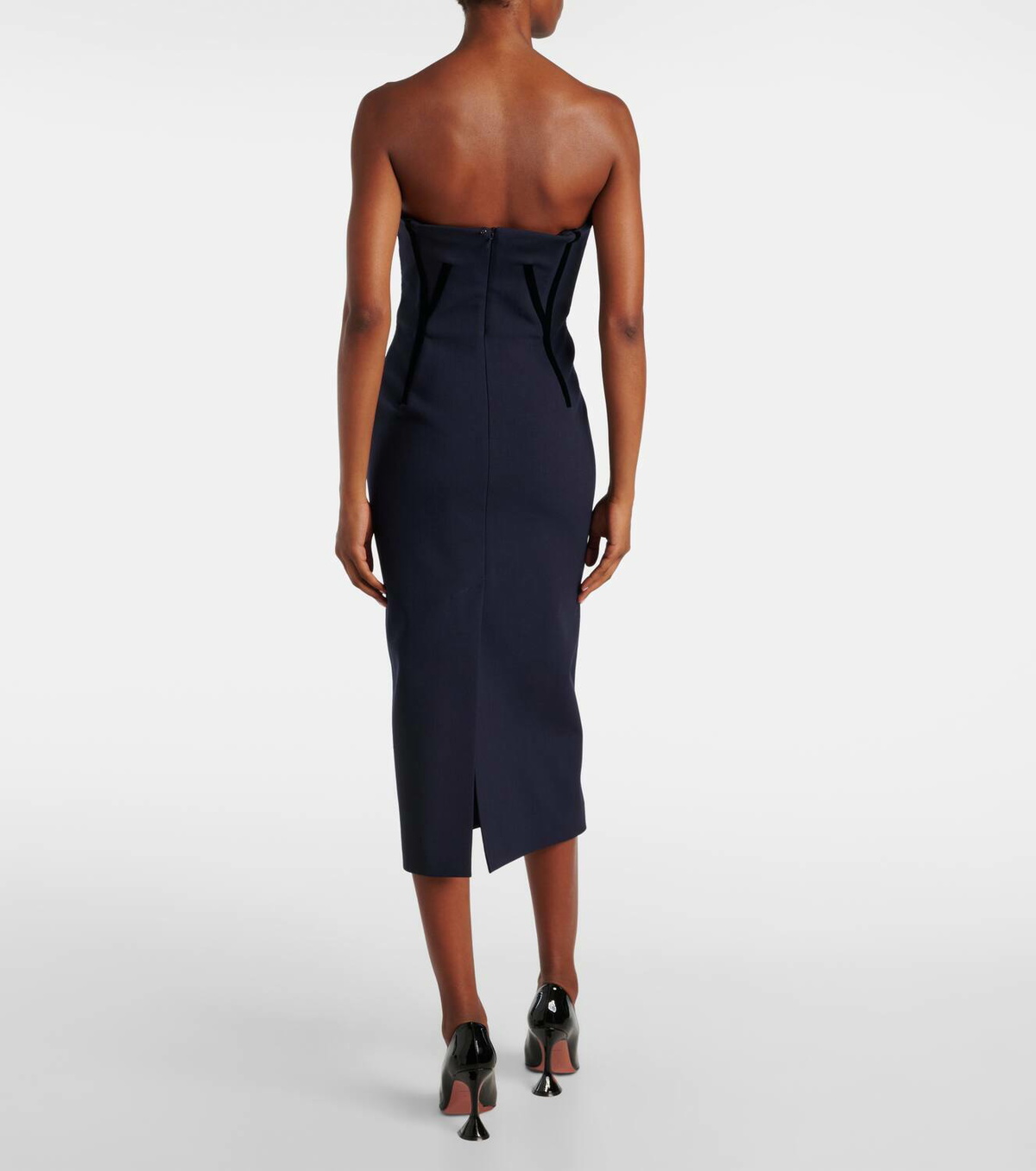 【送料&関税込】SportMax Anemone Dress Sportmax Anemone wool-blend bustier midi dress Sportmax