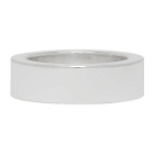 Bottega Veneta Silver Small Flat Ring