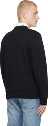 Fred Perry Black Crew Neck Sweatshirt