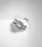 Persée Floating 18kt white gold ring with diamonds