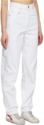 Isabel Marant Etoile White Corsysr Jeans