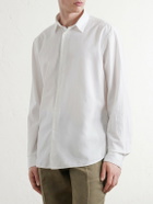 Canali - Garment-Dyed Cotton Shirt - White