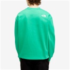 The North Face Men's Essential Crew Sweatshirt in Optic Emerald