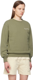 Museum of Peace & Quiet Khaki Wordmark Sweatshirt