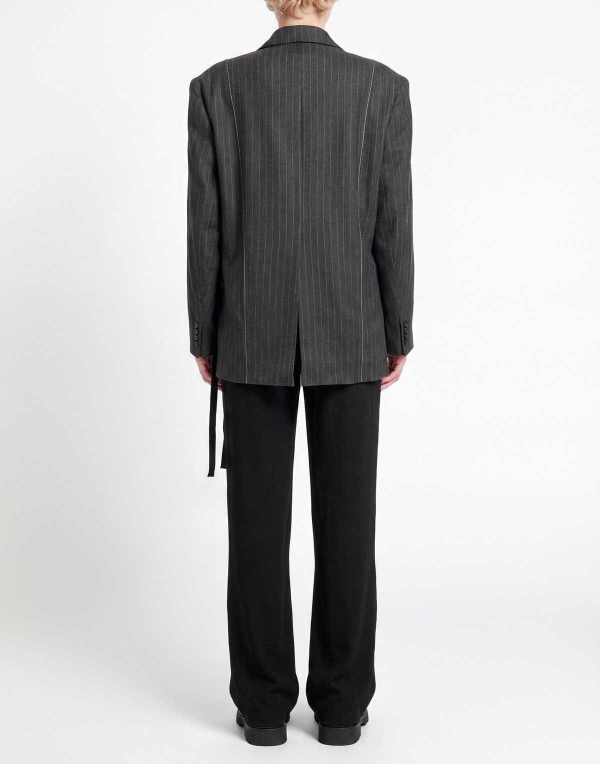 Isabel Benenato Womens Blazer Charcoal