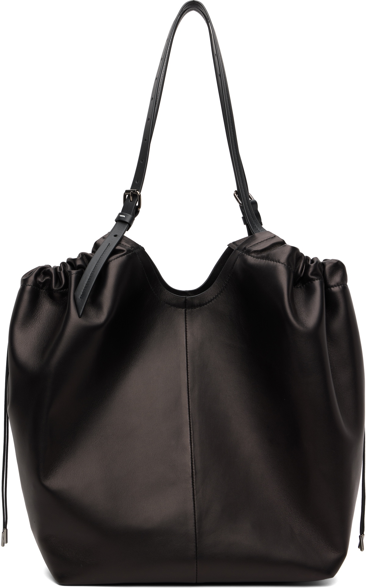 Maison Margiela Black Drawstring Tote