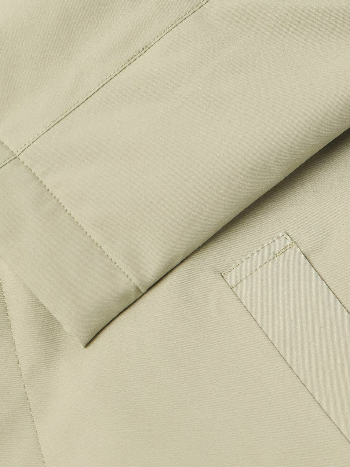 NN07 - Blake 8240 Coated-Twill Trench Coat - Neutrals