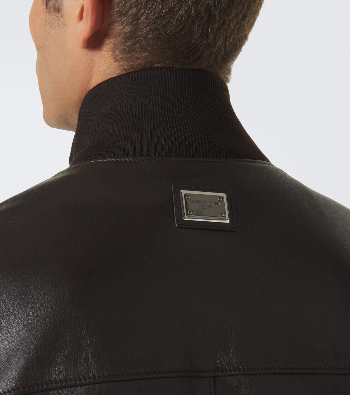 Dolce&Gabbana Leather blouson jacket