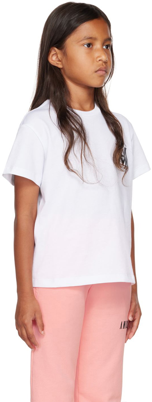 AMIRI Kids White Logo T-Shirt Amiri