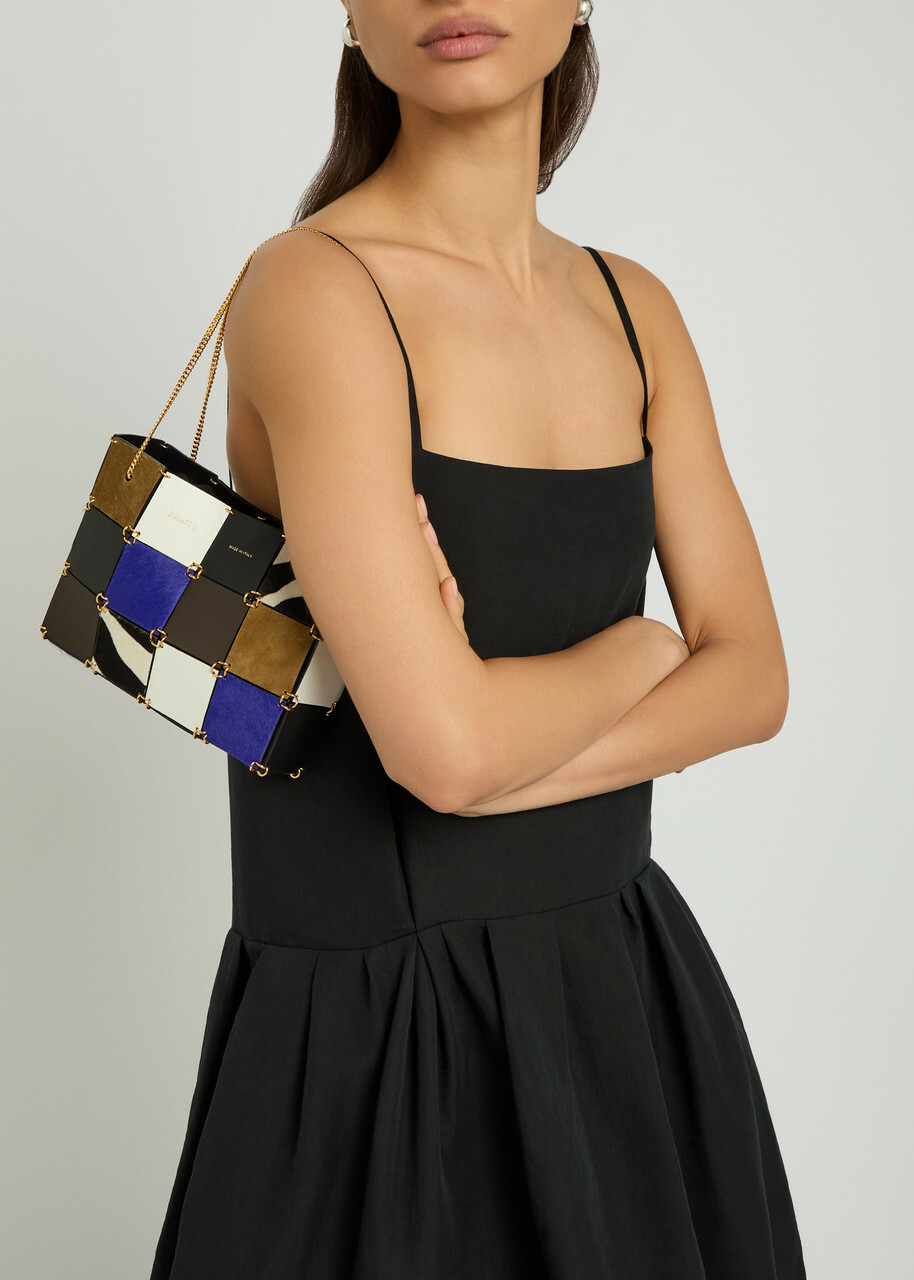 Khaite Adira Silk and Cotton-blend Midi Dress Black