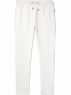 Onia - Air Straight-Leg Linen and Lyocell-Blend Drawstring Trousers - White