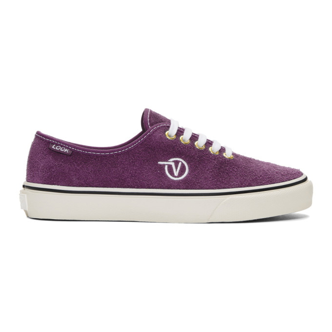 Photo: Vans Purple LQQK Studio Edition Authentic One Pie Sneakers