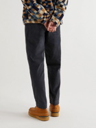 Folk - Tapered Cotton-Twill Trousers - Blue