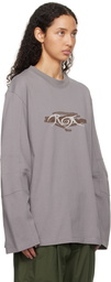 ROA Gray Long Sleeve Graphic T-shirt