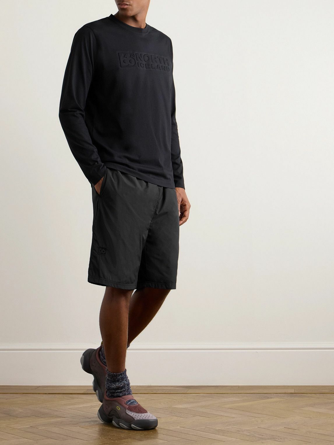 66 North - Laugardalur Straight-Leg Recycled Shorts - Black