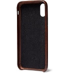 Berluti - Native Union Scritto Leather iPhone XS Case - Brown