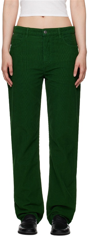 Photo: The Row Green Carlind Trousers