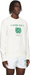 Casablanca Reverse Loopback Panel Logo Sweatshirt