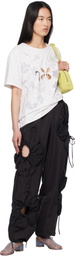 J.Kim Black Flower Lounge Pants
