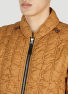 Stone Island Shadow Project - Quilted Liner Jacket in Light Brown